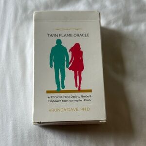 Twin Flame Oracle Card Deck by Vrunda Davé - Teal & Pink Design